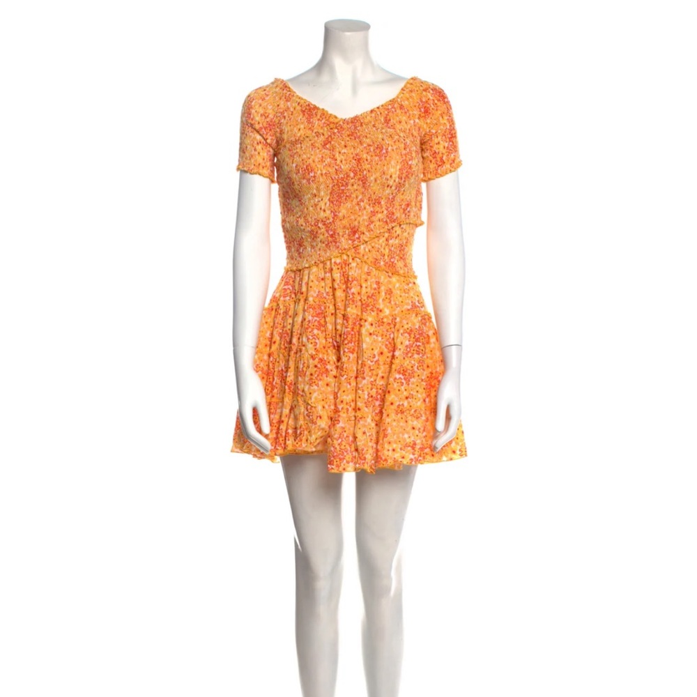 NWT Poupette St. Barths Soledad Off-shoulder V dress